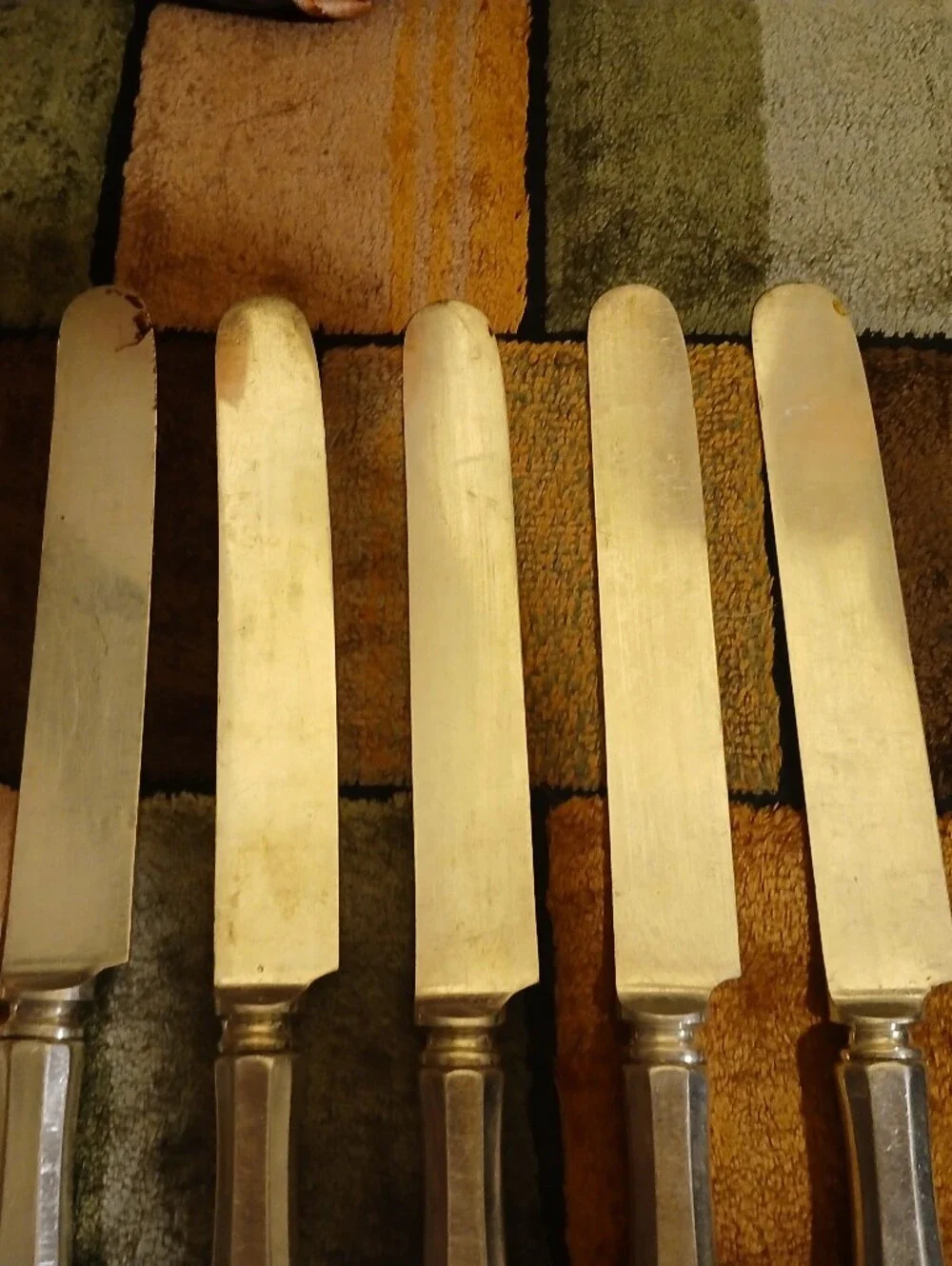 Vintage Community Plate Patrician 1914 Silverware Knife Set 6